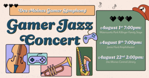 DSM Gamer Jazz at Jamie Hurd Amphitheater