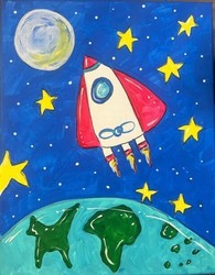 "Space Rocket" In-Studio Paint Party!