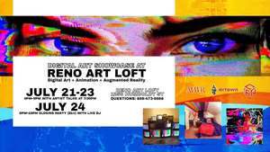 ARTOWN: Digital Art Party at Reno Art Loft on July 24 - Fourth Annual Digital Art Showcase