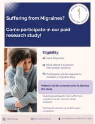 Paid Migraine Research Study – Participants Needed