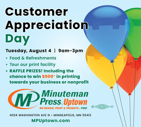 Minuteman Press Uptown Customer Appreciation Day