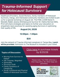 Trauma-Informed Support for Holocaust Survivors