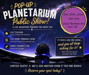 Planetarium Show! (Family Friendly) at Drake Planetarium!
