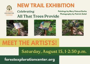 Meet the Artists: New Trailside Exhibition at Forest Exploration Center