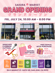 SAKURA MARKET Grand Opening