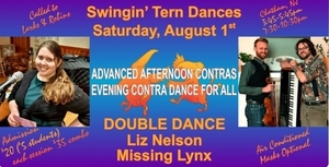 Swingin' Tern Contra Dances:  DOUBLE DANCE -- Liz Nelson & Missing Lynx