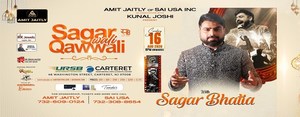 Sagar Wali Qawwali Sagar Bhatia Live Concert in New Jersey