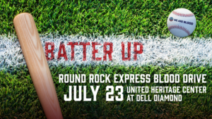 Round Rock Express to Host Blood Drive on Thursday, July 23