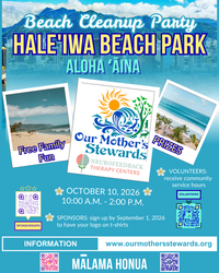 Our Mother's Stewards Beach Cleanup Party