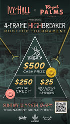 4-Frame HighBreaker Rooftop Shuffleboard Tournament