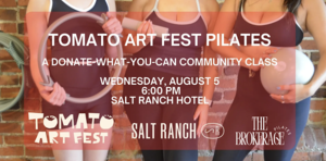 Tomato Art Fest Pilates at Salt Ranch