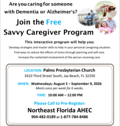 Savvy Caregiver Program