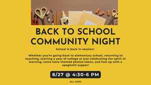 Laman Community Night: Back To School Spaghetti Supper