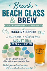 Beach Glass & Brew Art Class