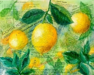 Fruits & Florals in Mixed Media