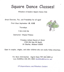 Square Dance Classes - Wheelers & Dealers Square Dance Club