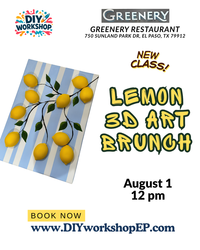 Lemon 3D Art-Brunch at Greenery Restaurant
