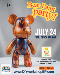 🧸 Bear Paint Party at Tots and Play!