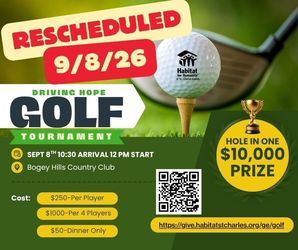 Habitat For Humanity - St. Charles Driving Hope Golf Tournament