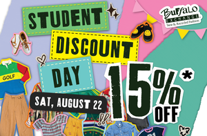 Shopping 101: Save Big on Student Discount Day at Buffalo Exchange
