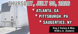 Discover Online Trailers Pittsburgh, PA, July 2026 Auction