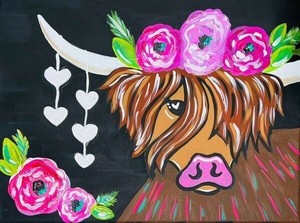 "Scottish Beauty" In-Studio Paint Party!