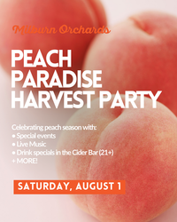 Peach Paradise Harvest Party at Milburn Orchards
