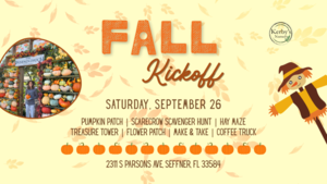 Fall Kickoff at Kerby's Nursery on September 26, 2026