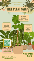 Queer Plant Swap and Paint A Pot