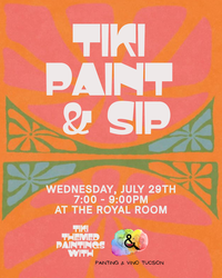 Tiki Night Paint and Sip at The Royal Room
