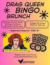 Drag Queen Bingo Brunch at the Library