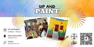 Adobe Cottage Sip and Paint Party