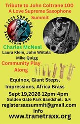Tribute to John Coltrane Community Play Along