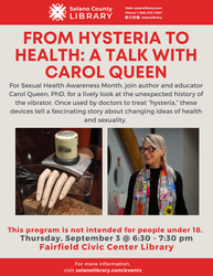 From Hysteria to Health: A Talk with Carol Queen