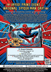 🕷️🎨 JAY101 PAINT EVENT | NATIONAL SPIDER-MAN DAY @ POPPIN' OFF! 🎨🕷️
