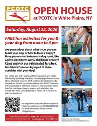 Try Dog Sports with Your Pup at the Free PCOTC Open House!