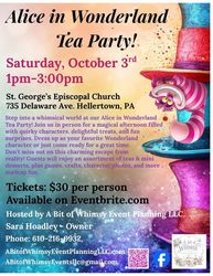 Alice in Wonderland Tea Party