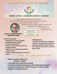 Reiki Level I Certification Course
