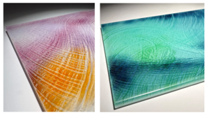 Fields of Flow - Glass Art by Cindy Kennaugh