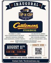 Tip-a-Cop event at Cattlemen's Steakhouse