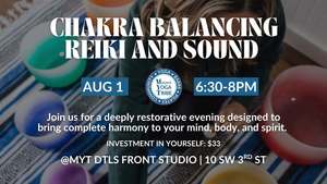 Chakra balancing Reiki and Sound