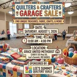 Quilters and Crafters Garage Sale