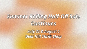 More Clothes Half-Off at Deer Hill Thrift Shop!