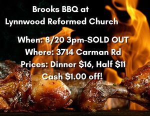 Brooks' BBQ at Lynnwood Reformed Church