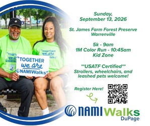 NAMI DuPage 2026 NAMIWalks