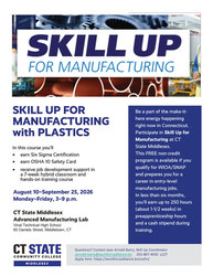 CT State Skill Up for Manufacturing Course