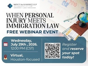 When Personal Injury Meets Immigration Law: Free Webinar Event