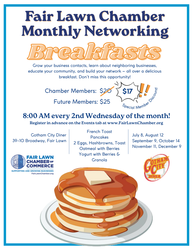 Fair Lawn Chamber of Commerce Networking Breakfast