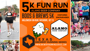 Boos & Brews 5K Halloween Fun Run @ Alamo Beer | Texas Brewery Running Series