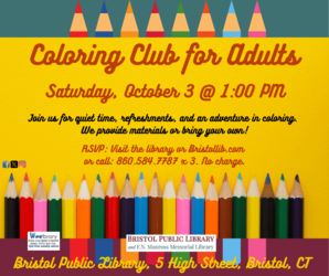 Coloring Club for Adults